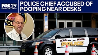 Police chief accused of defecating near desks, spiking coffee with Viagra