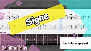 Signe (3rd Version) – Fingerstyle Guitar Tutorial + TABs (Eric Clapton) | Kadifem Tabs
