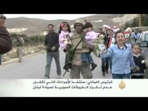 لبنان يندد بالقصف السوري على عرسال