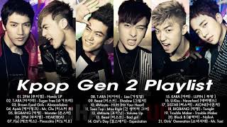 Kpop Gen 2 Playlist - K-POP 아이돌 명곡 모음 - Best 2nd generation K-Pop group songs - 2세대 아이돌 노래