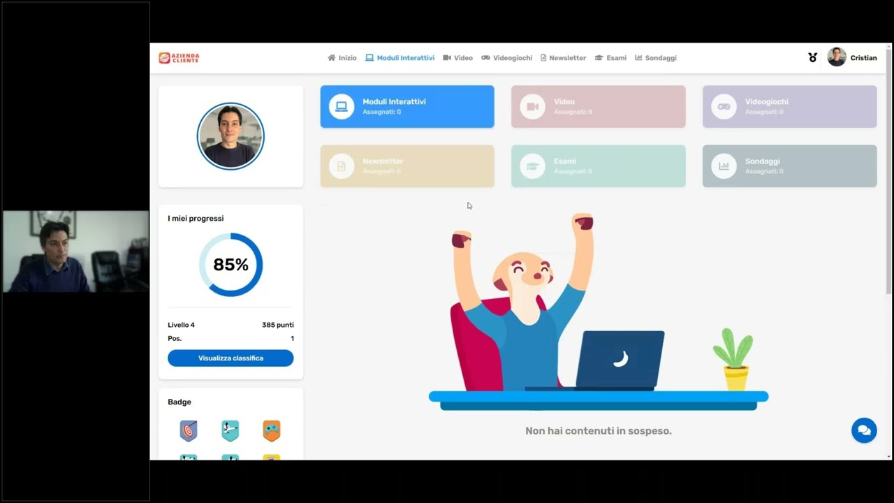 Personalizzazione dei contenuti in SMARTFENSE