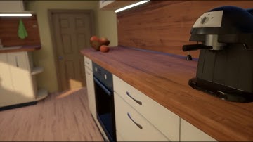 My kitchen rendered in ue4 -  archviz