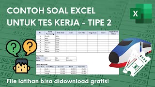 Latihan Soal Excel yang Sering Keluar di Tes Masuk Kerja (Tipe 2) | Ignasius Ryan