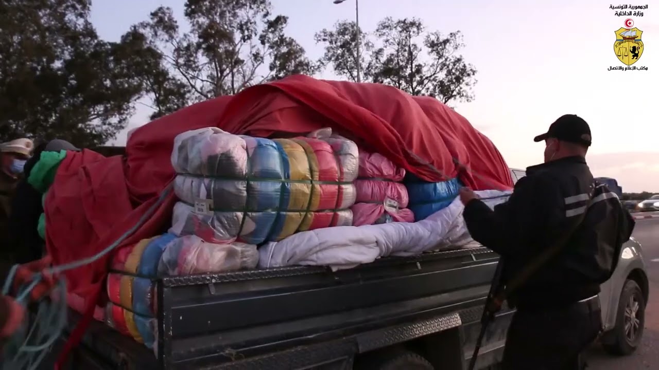 حملة أمنية بمرجع نظر إقليم الحرس الوطني بالقيروان ليوم 01 فيفري 2022