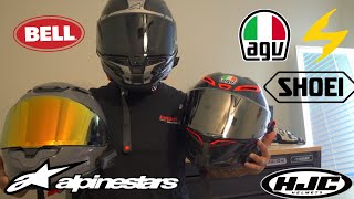 Best Motorcycle Helmets 20232024 ( AGV, AlpineStars, Shoei )