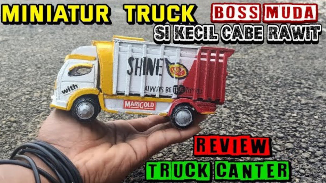  MINIATUR  TRUCK CANTER  DARI  KARDUS  TERMBOIS YouTube