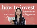 How to Start Investing for Students &amp; Beginners (Stock Market) | Tips to Start Today