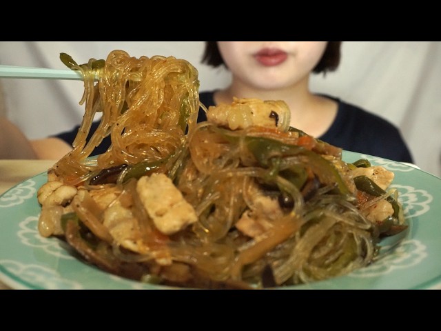 【ASMR】チャプチェ、スンドゥブを食べる音 |咀嚼音