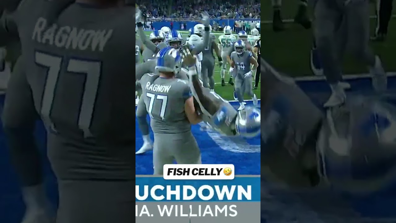 Jamaal was hilarious for this one 🎣 #nfl  #football  #celly