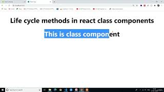 11. Component Life Cycle