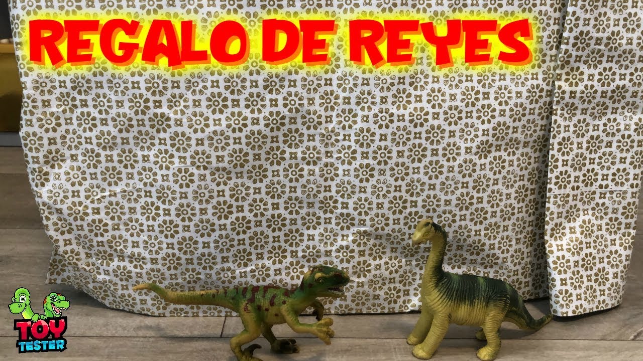 Dino y Claudio abren sus REGALOS DE REYES MAGOS | Vídeos de dinosaurios de  juguetes para niños - YouTube