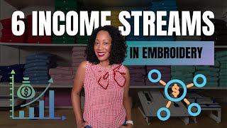Famous How I Built 6 Income Streams with One Embroidery Machine. Wealth