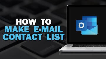 How To Make Email Contact List In Outlook (Quick Tutorial)