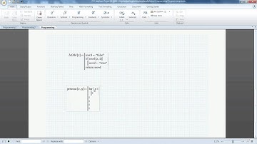PTC Mathcad Demo - Programming