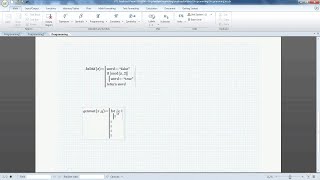 PTC Mathcad Demo - Programming
