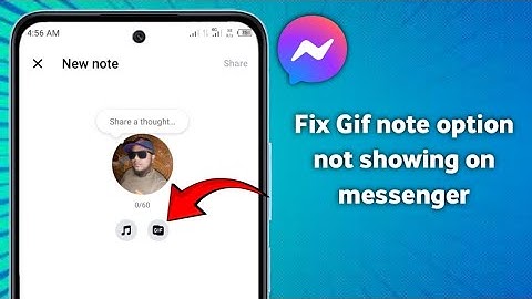 How to fix Gift note option not showing on messenger..fb messenger Gift notes missing problem (2025)