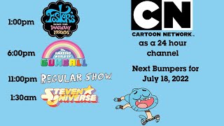 Cartoon Network Fantasy Next Bumpers for July 18, 2022