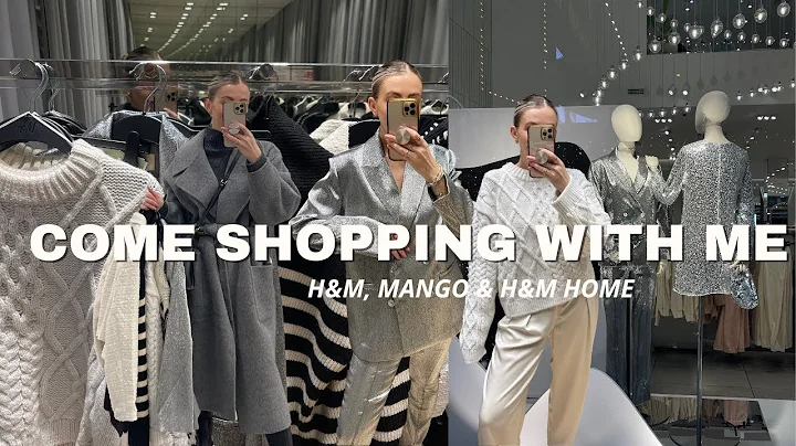 COME SHOPPING WITH ME TO H&M, MANGO & H&M HOME| CYBER WEEK 2022| Katie Peake