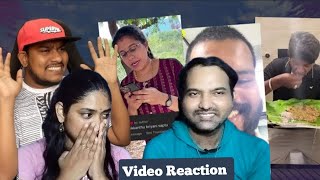 Worst Challenge Reels Troll Video Reaction 😁🤭🤣🤪| Empty Hand | Tamil Couple Reaction