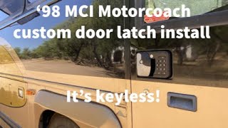 MCI Motorcoach gets a new custom door lock