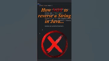Reverse a String in Java in 1 Line!