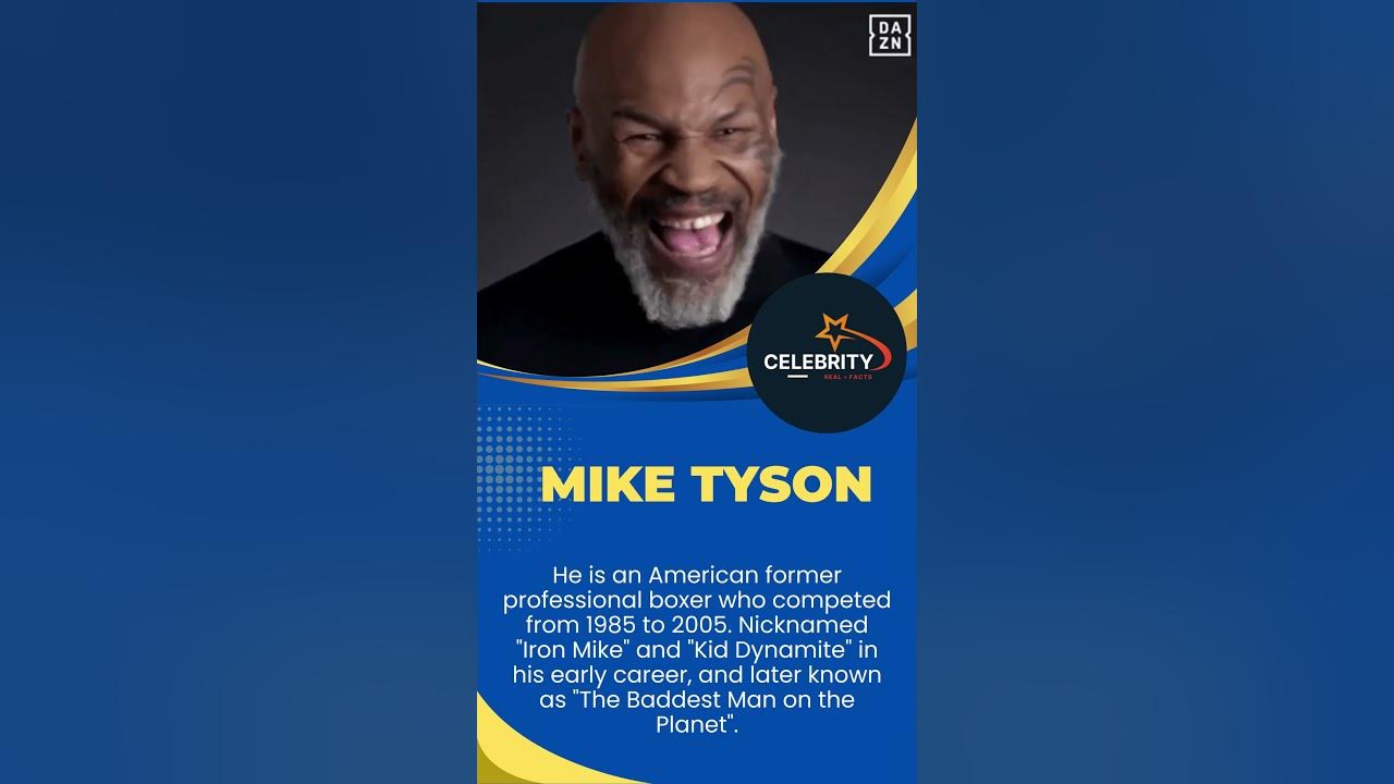 Mike Tyson Net Worth 2023 💰 networth celebrity miketyson boxer boxing YouTube