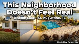 This Neighborhood Doesn't Feel Real | Beacon Lake St. Augustine FL | 4BD Home for Sale