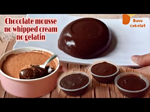 Video: Cara Membuat Coklat Mousse Dan Krim Coklat