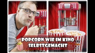 Popcorn wie im kino selbstgemacht 🍿| Klarstein Volcano Popcornmaschine | Mushroom oder Butterfly