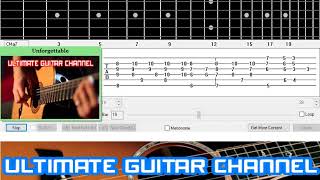 [Guitar Solo Tab] Unforgettable
