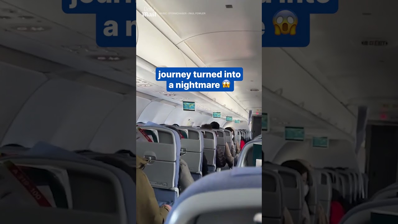 Brutal turbulence shakes entire plane