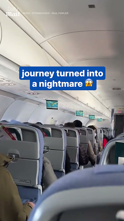 Brutal turbulence shakes entire plane