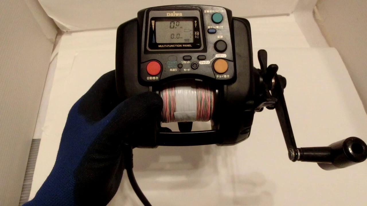 Dawa super tanacom S500W Electrc reel - YouTube