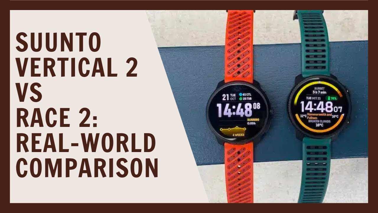 Suunto Vertical 2 и Race 2: сравнение в реальных условиях