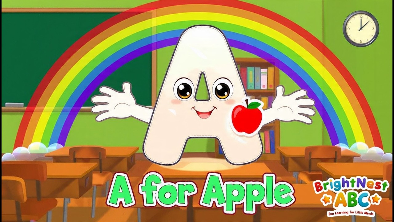 ABC Song for Kindergarten Kids A to Z Alphabet Nursery Rhymes Fun - YouTube