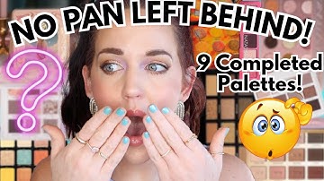 🍀 No Pan Left Behind!  March 2025  🌈 9 NEW Completed Palettes! #paletteweek