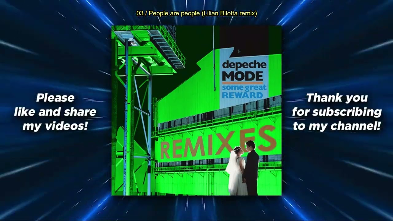 DEPECHE MODE - Some great reward REMIXES #martingore #davegahan