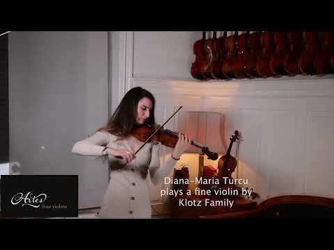 ARTES fine violins, sound trials: a fine violin by a member of the Klotz family