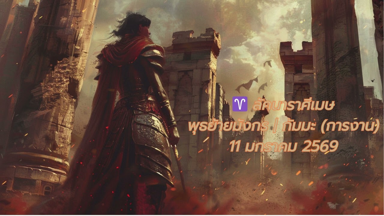 ♈ ลัคนาราศีเมษ | พุธย้ายมังกร 11 มกราคม 2569 งานหนักขึ้น แต่ถ้านิ่งเป็น จะพาดาวผ่านไปได้