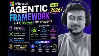 Microsoft Agent Framework Tutorial (2026) | Build Multi-Agent AI Apps from Scratch + Real Project