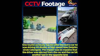 footage of Calangute Dolphin circle accident