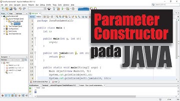 #11 Java - Parameter Constructor