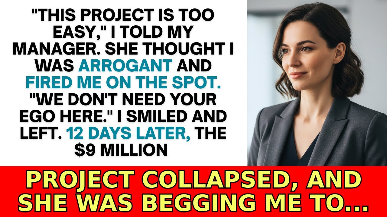 Я сказал своему менеджеру: «Это слишком просто». Она меня уволила. А потом проект стоимостью 9 ми...