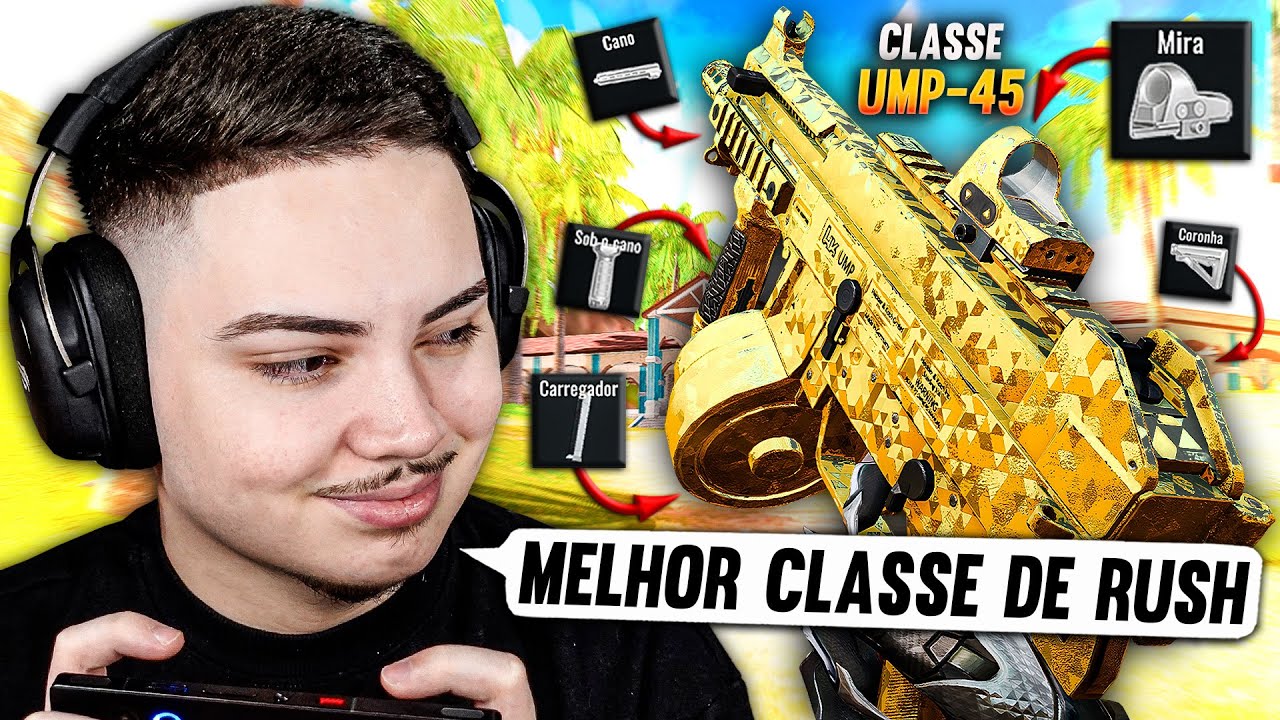 MELHOR CLASSE da UMP45 no BLOOD STRIKE 🔥 (Melhor SMG para RUSH)