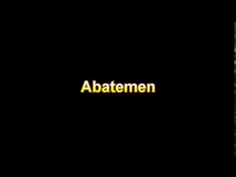 what is the definition of Abatemen (Medical Dictionary Online)