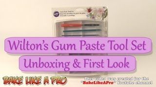 BAKING WILTON GUM PASTE CUT-OUTS PEONY 4PCS SET 417-2574 - A. Ally & Sons