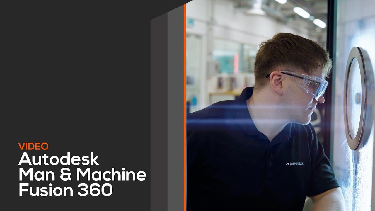 Autodesk Autocad Fusion 360 - Man and Machine Video