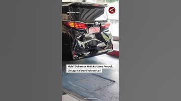 Mobil Gubernur Maluku Utara, Sherly Tjoanda Ditabrak Lari