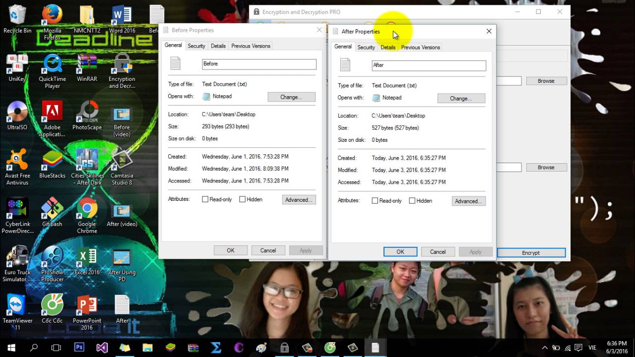 Encryption & Decryption Video Demo - YouTube