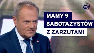 Premier o zagrożeniu inspirowanymi przez Rosję aktami sabotażu @TVN24